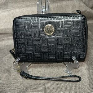 Anne Klein Lion Logo Front Double Zipper Walket